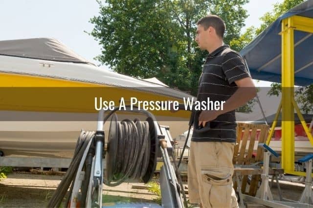 8 Best Ways To Clean A Carpet On Boats: Use A Pressure Washer