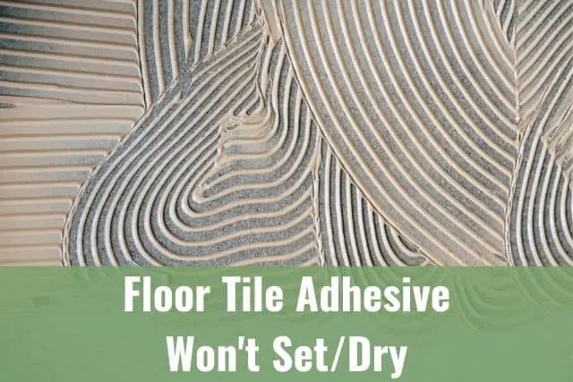 Floor adhesive design