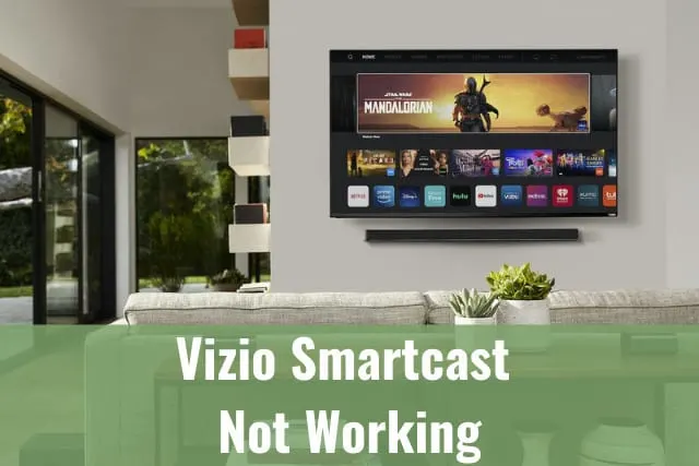 Flatscreen tv in the living room