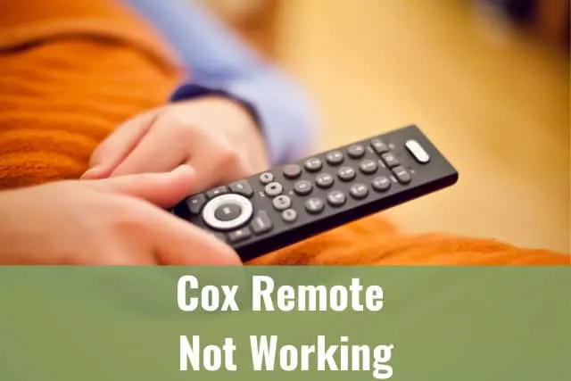 Holding a remote while pointing in the TV