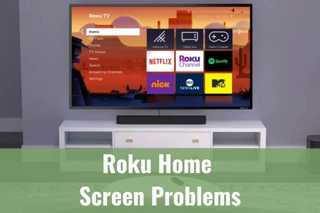 Flatscreen tv in the living room