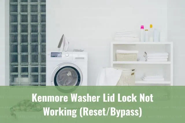 White modern washer