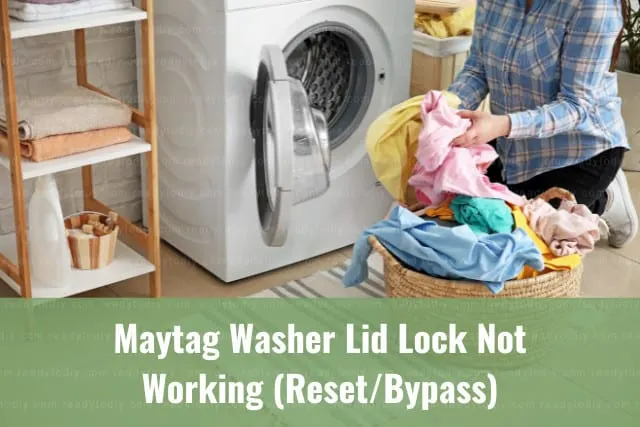 Woman putting clothes inside the washer