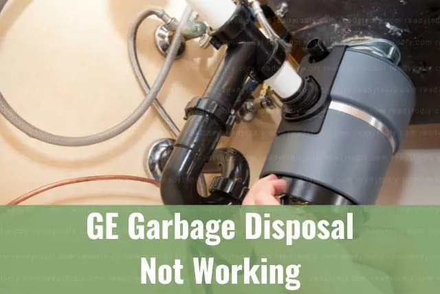 Black garbage disposal
