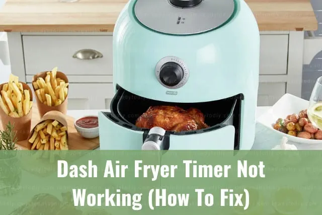 Blue air fryer