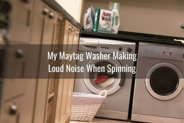 Washing machine in the wash cycle