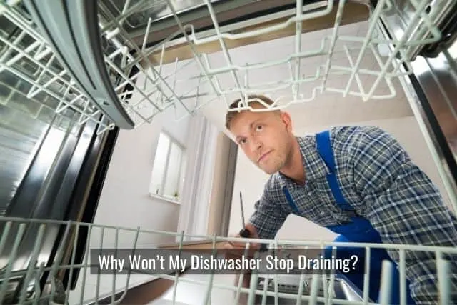 Why Won’t My Dishwasher Stop Draining?