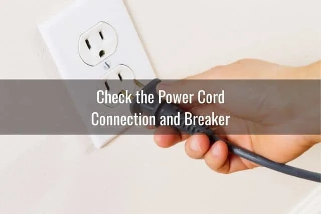 Check the Air Fryer Power Cord Connection and Breaker