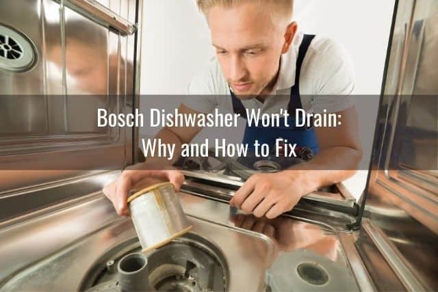 bosch dishwasher won't start add rinse aid