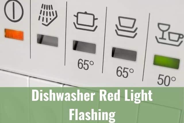 Dishwasher Red Light Flashing
