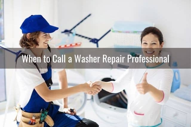 When to Call a Washer Repair Professional 