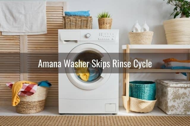 Amana Washer Skips the Rinse Cycle