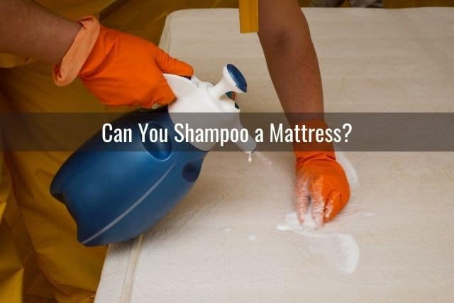 can you shampoo a memory foam mattress
