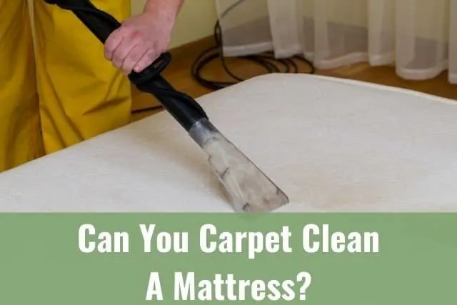 Can You Carpet Clean a Mattress?