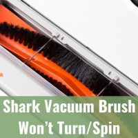 Vacuum brush roller flipped upside down
