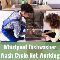 Whirlpool Dishwasher Wash Cycle Not Working