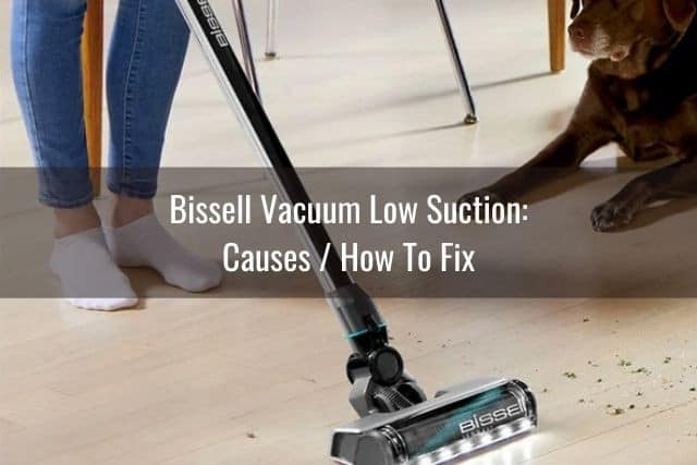 An upright vacuum cleaner with lights on the brush roller