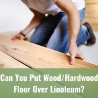 Wood floor plank installation