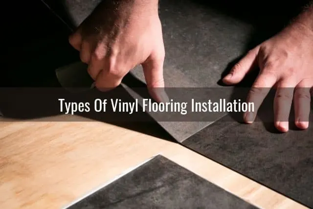 Installing vinyl floor planks