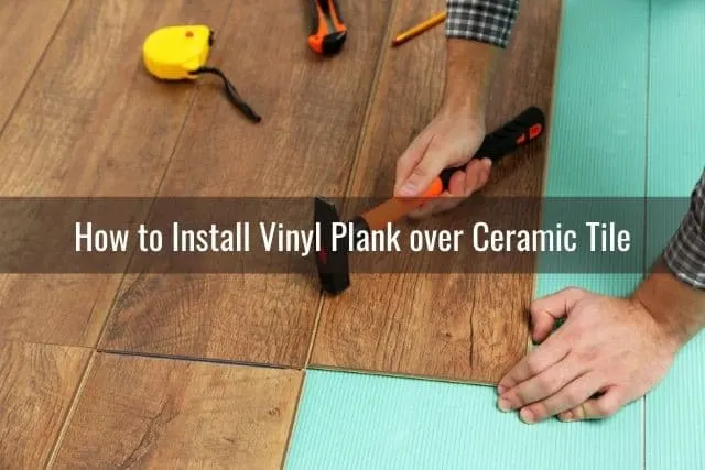 Installing vinyl plank flooring with tools
