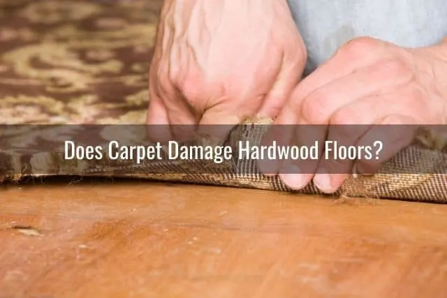 Carpet floor installation over hardwood