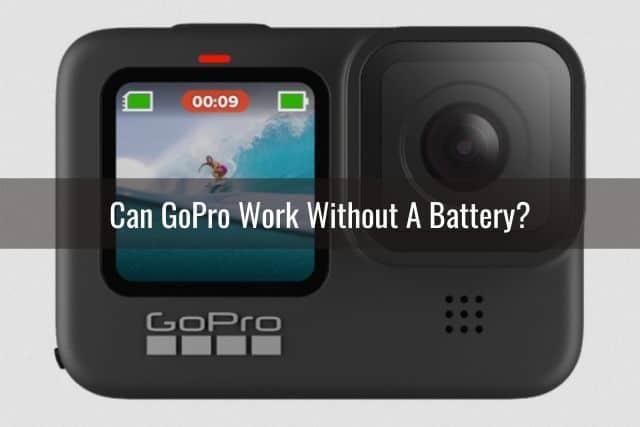 GoPro camera and screen