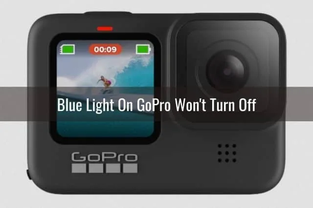 GoPro camera screen