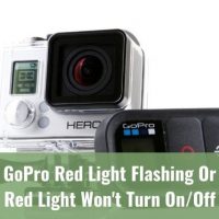 GoPro hero cameras with white background