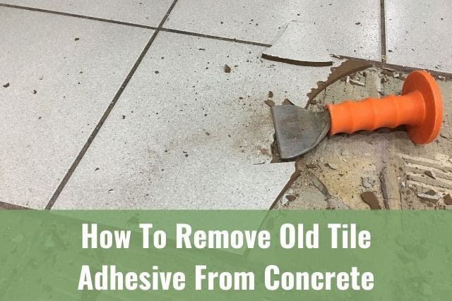 Tile floor tool removal