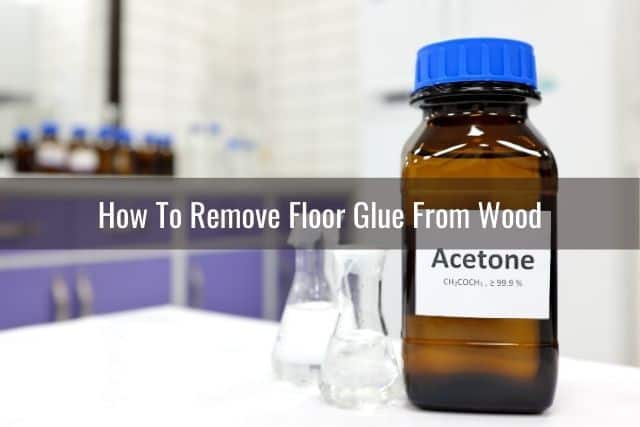 Acetone adhesive remover