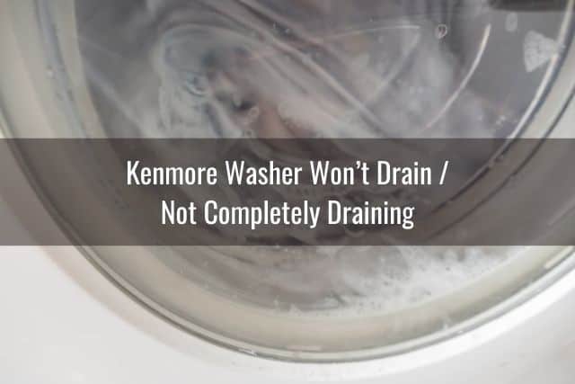 how to drain kenmore washer