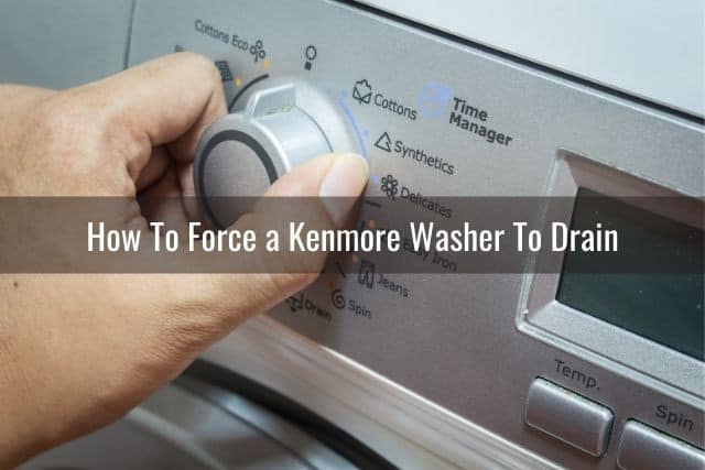 Washing machine control knob