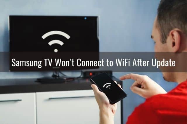 TV having trouble finding WiFi network