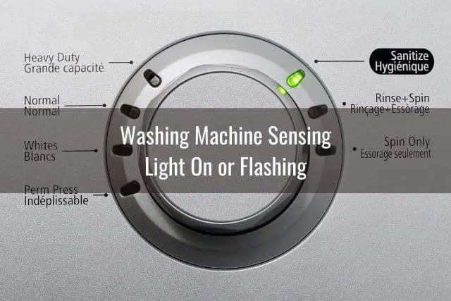 Washing machine knob