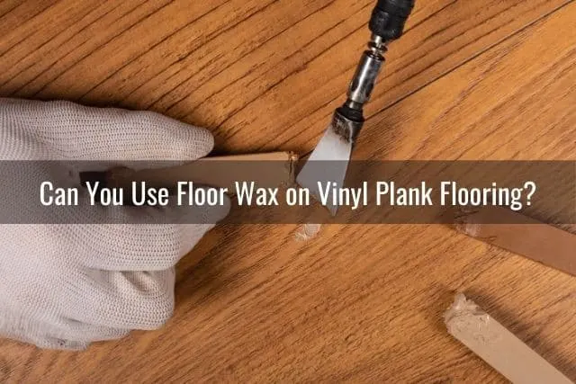 Floor wax application on laminate