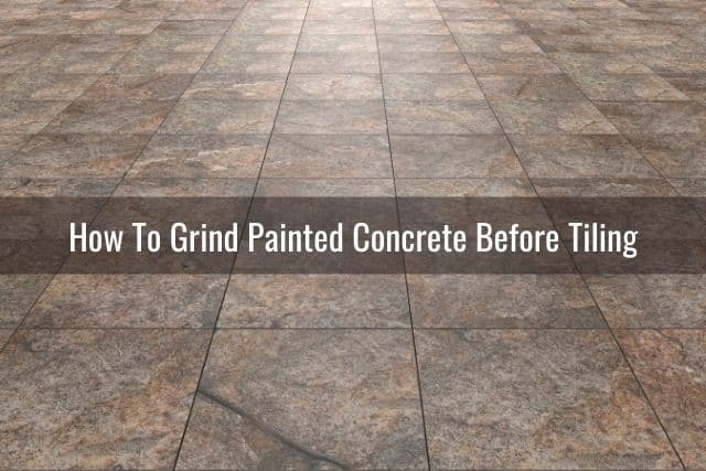 Lay Tile Over Painted Concrete Floor, Tile Over Painted Concrete Basement Floor