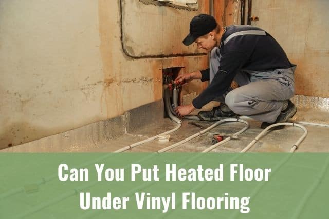 Heated floor installation
