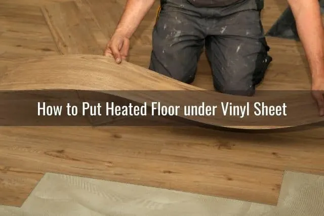 Vinyl sheet floor installation