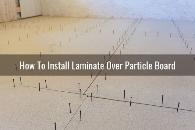 Particle floor installation