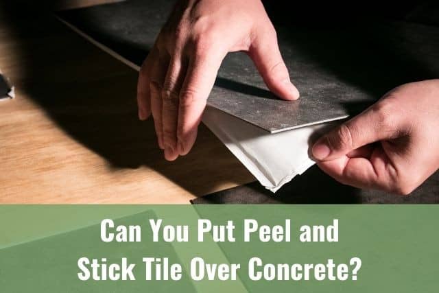 installing peel and stick floor tiles on concrete