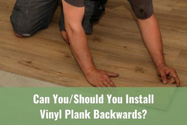 Installing vinyl floor planks
