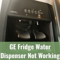 Refrigerator water ice dispenser