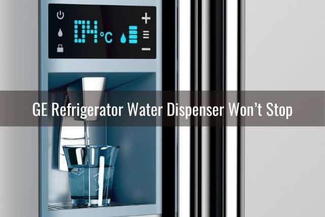 Refrigerator water dispener