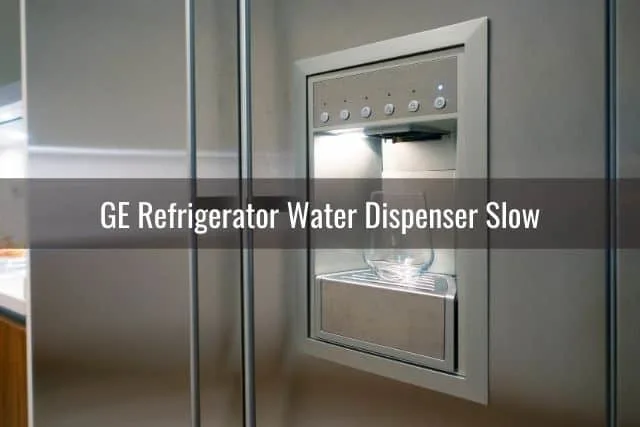 Fridge water and ice dispenser