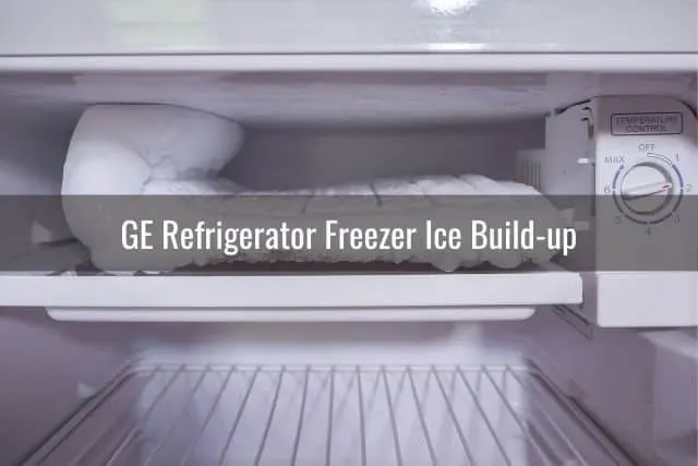 Refrigerator freezer ice buildup