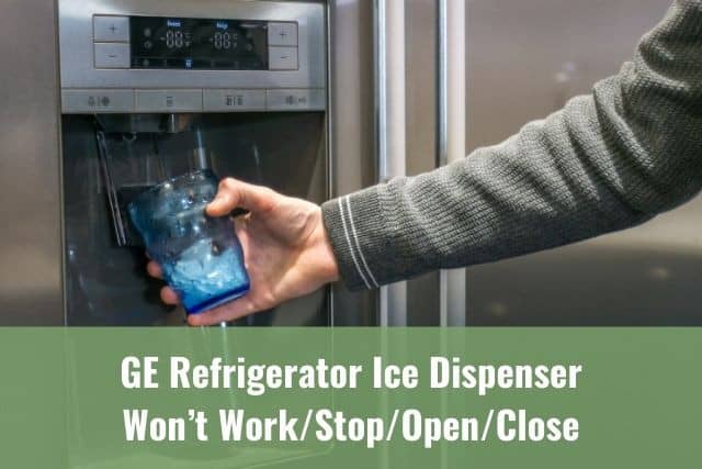 Cup under fridge ice dispenser