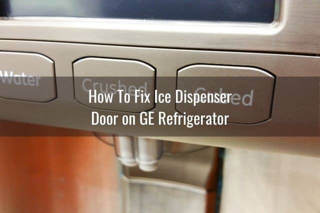 Refrigerator water and ice dispenser