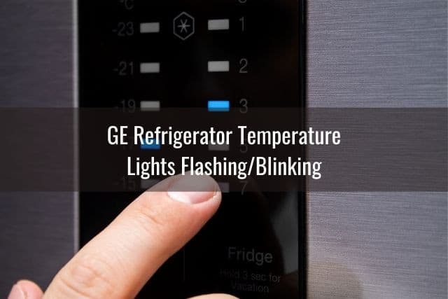 Finger setting refrigerator temperature settings