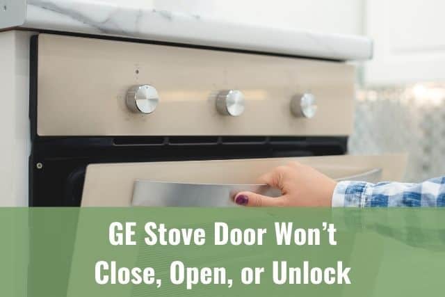 Hand opening stove door