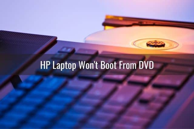 Laptop DVD tray open